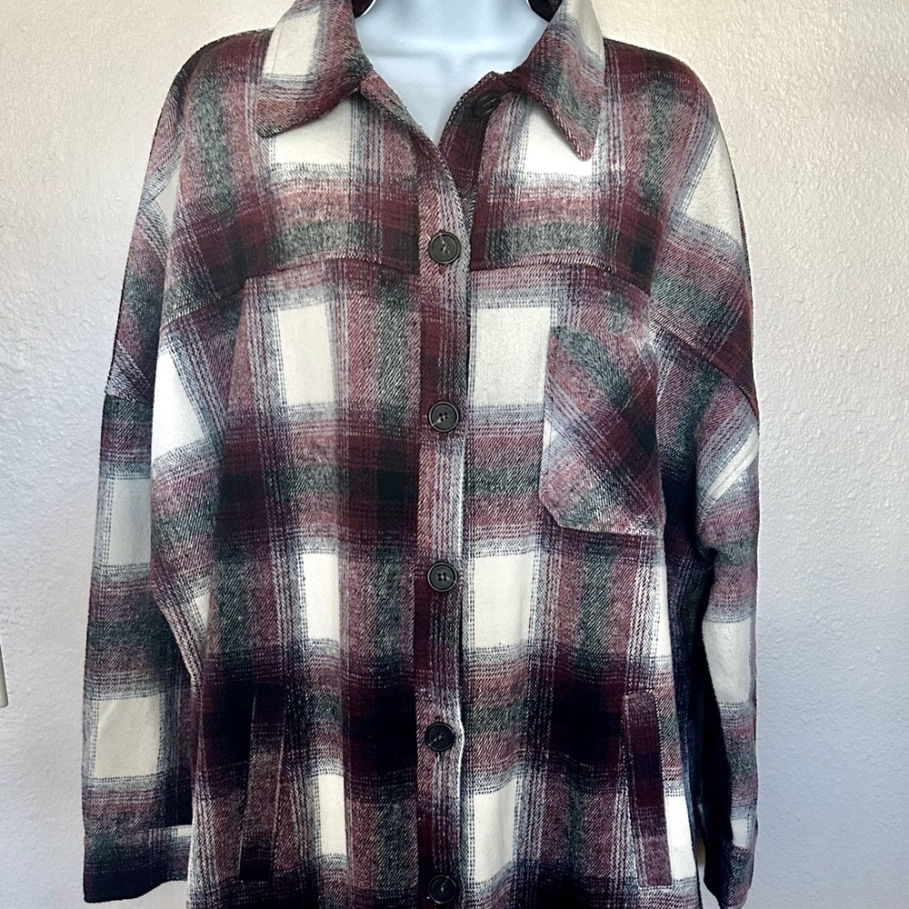 Zenana size L flannel shirt (jacket)